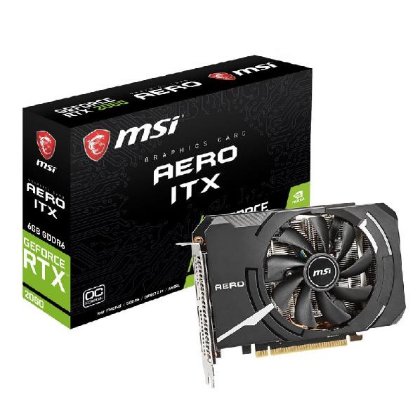 MSI RTX 2060 AERO ITX GeForce RTX 2060 AERO ITX 6G OC [RTX2060AEROITX6GOC]