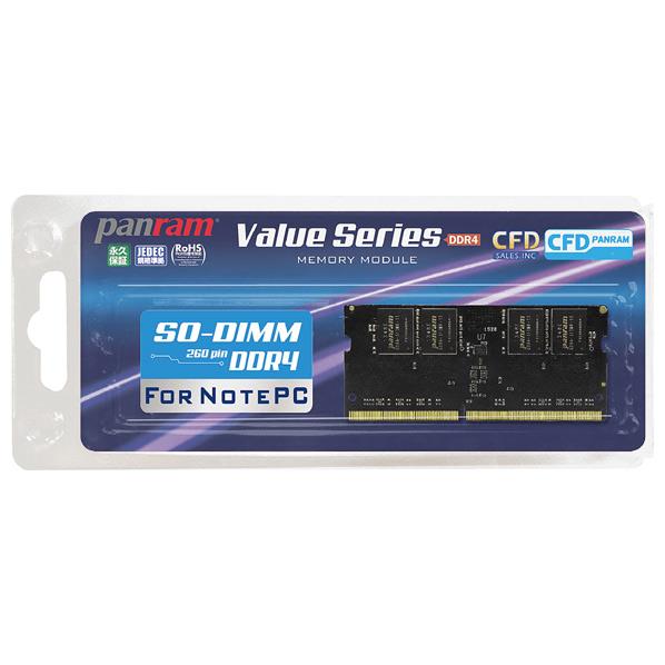 CFD DDR4-2666 m[gp 260pin SO-DIMM 16GB Panram D4N2666PS-16G [D4N2666PS16G] JMPP 