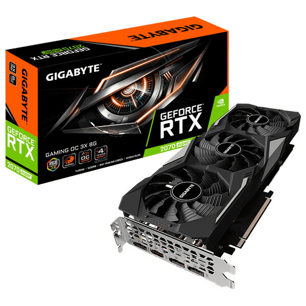 GIGABYTE NVIDIA GEFORCE RTX 2070 SuperڃOtBbN{[h GV-N207SGAMING OC-8GD [GVN207SGAMINGOC8GD]