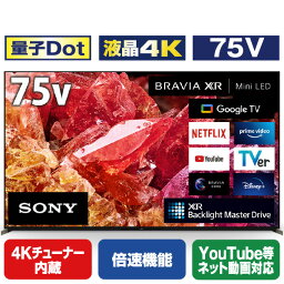 SONY 75V型4Kチューナー内蔵4K対応液晶テレビ BRAVIA <strong>XRJ-75X95K</strong> [XRJ75X95K]【RNH】