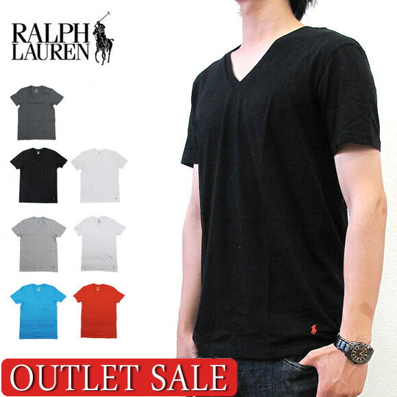 【アウトレット】POLO RALPH LAUREN ラルフローレン Tシャツ RL66 Vネック ワンポイント ポニー 半袖 Tシャツ 無地V-NECK S/S T-SHIRT 【5250円以上で送料無料・メール便対応・メンズ】【返品交換不可】 10P4Jul12【レビューを書いてメール便送料無料】POLO RALPH LAUREN(ポロ・ラルフローレン)より半袖のVネックTシャツが登場!!