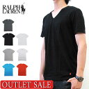 【アウトレット】POLO RALPH LAUREN ラルフローレン Tシャツ RL66 Vネック ワンポイント ポニー 半袖 Tシャツ 無地V-NECK S/S T-SHIRT 【10800円以上で送料無料・メール便対応】【返品交換不可】 02P03Dec16