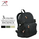 ROTHCO ロスコ バックパック ヴィンテージ コンパクト バックパック リュック VINTAGE COMPACT BACKPACK 【5250円以上で送料無料・メール便不可・ユニセックス】10P23Jul12