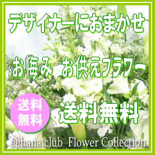 お悔やみに贈る花★お供え・お悔やみ花7,000円【送料無料】【楽ギフ_包装】【楽ギフ_メッセ】【楽ギフ_メッセ入力】【あす楽対応】【soryo-tk】【駅伝_東_北_甲】