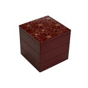 【送料無料】 越前漆器 12cm銘々重箱 (一人用三段重) 花 朱/金 001-802 (漆器の重箱、日本製、国産の重箱、おしゃれ(モダン)な重箱、運動会に重箱、迎春(お正月)に重箱、お花見、行楽に重箱、ランチボックス、弁当箱、塗の重箱)祝重箱 塗重箱 重箱