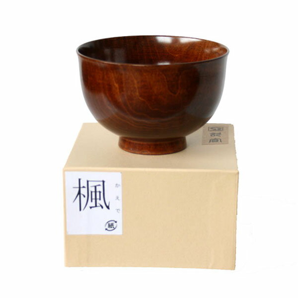 汁椀　日本の器　楓（かえで）（木製、うるし塗）　001-603【HLS_DU】