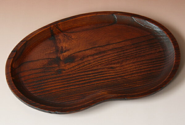 木製　8．5まめ皿　うるし塗（銘々皿、盛皿）001-574