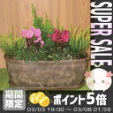 【あす楽対応】天然素材のエコプランター*バイオマスポットシリーズ 花暦-はなごよみ- F30 穴開きタイプ 皿付*オシャレなプランター【鉢植え 花鉢 ガーデニング 園芸 インテリア】
