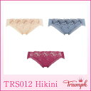 TRS012 Newトリンプ ハイキニショーツ Triumph 10184215 ライトレッド系M005 ダークブルー系M008 ライトピンク系M019 脇ぷにしないブラとおそろいハイキニショーツ