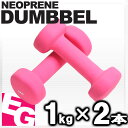 ウェイトトレーニングの大本命!■50%OFF■EGS(イージーエス)■ネオプレーンダンベル■アレー■1kg×2個組み■収納ケース付き