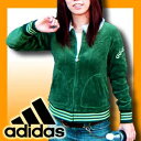 衿に付いたふわふわのファーとベロアが上品!送料無料■62%OFF■50%OFF■adidas■アディダス■パディッドベロアジャケット■女性用■レディースジャケット■ファー衿