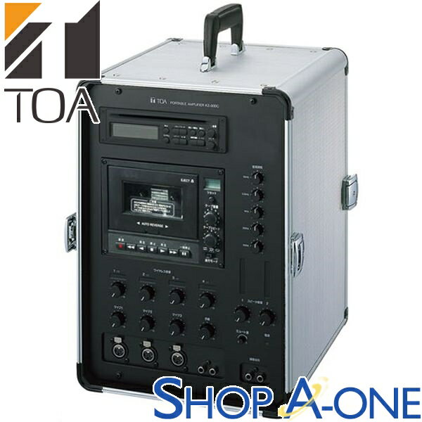 TOA トーア 移動用PAアンプ　30Wx2ch　CD付KZ-30DC