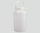アズワン 蓄尿瓶 (持ち手付きポリエチレン保存容器) 2500ml 482 (8-8640-01)