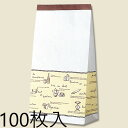HEIKO 角底袋 No.12 ティータイム 100枚入 004047200