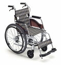 (代引き不可)ミキ アルミ自走式車いす モックMOC-43SP(コンパクト 軽量 MiKi) 介護用品【532P16Jul16】