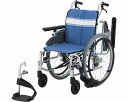 (代引き不可)日進医療器 アルミ自走用モジュール車いす NA-3DX / 座幅(38・40・42cm) カラー(ブルー・ブラウン) 介護用品