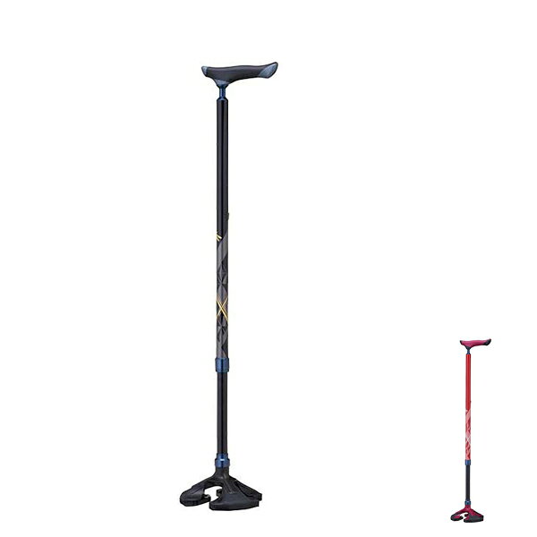 杖 ステッキ 楽スマ スリーベースMAX R-301 R-302 ケイ・ホスピア 介護 多点 3点杖 介護用品