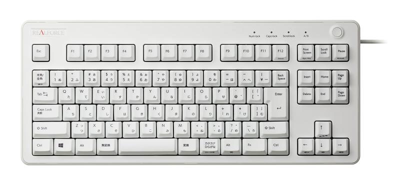 REALFORCE リアルフォース 東プレ R3 キーボード 静音 USBモデル 有線 静電容量無接点方式 Windows 昇華印刷 かなあり 日本語配列 R3U1,2