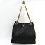 プラダ(Prada) レディース レザー ショルダーバッグ ブラック 【中古】