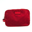グッチ(Gucci) セカンドバッグ 510338 ユニセックス ナイロン,レザー クラッチバッグ レッド 【中古】