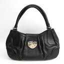 プラダ(Prada) BR3593 レディース レザー ショルダーバッグ ブラック 【中古】