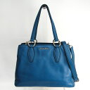 ミュウミュウ(Miu Miu) RR1945 レディース レザー ハンドバッグ ブルー 【中古】