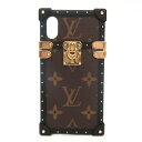 ルイ・ヴィトン(Louis Vuitton) モノグラム Phone X/XS アイ トランク ライト M67892 モノグラム バンパー モノグラム,ノワール 【中古】