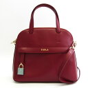 フルラ(Furla) パイパー S DOME 285783 レディース レザー ショルダーバッグ レッド 【中古】