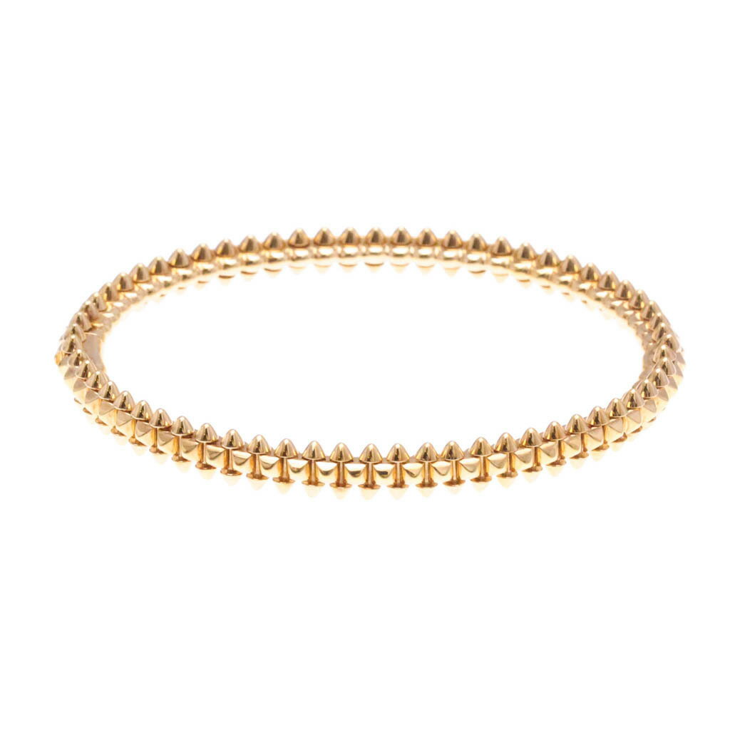 カルティエ(Cartier) クラッシュドゥカルティエブレスレット SM K18ピンクゴールド(K18PG) 無し チャームブレスレット ピンクゴールド(PG)【中古】
