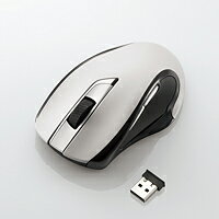 ワイヤレスマウス 【送料無料】5ボタンワイヤレスレーザーマウス：M-D21DLSV[ELECOM(エレコム)]