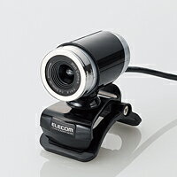 【送料無料】ガラスレンズ搭載200万画素ウェブカメラ[PCカメラ/WEBカメラ]：UCAM-DLA200HBK[ELECOM(エレコム)]【税込2100円以上で送料無料】