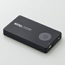 [アウトレット]iPhone/iPodを充電できるモバイルバッテリー[4710mAh]：DE-A01L-4710BK[ELECOM(エレコム)]iPhoneやiPodを充電できる!iPhone/iPod用モバイルバッテリー[携帯電話関連アウトレット]