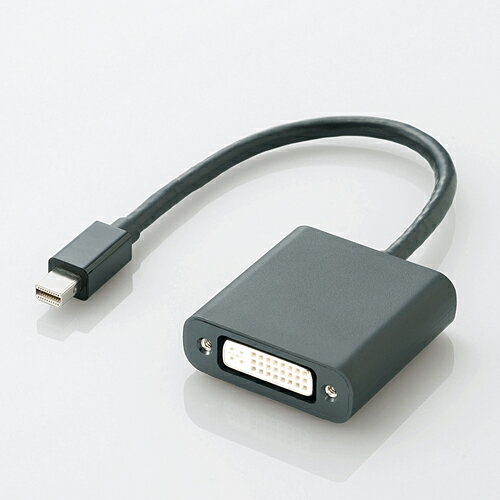 【送料無料】Mini DisplayPort-DVI変換アダプタ：AD-MDPDVIBK[…...:elecom:10027577