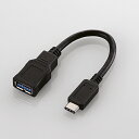 GR USB Type-CϊP[u USB3.1 (Type-CA) 8cm ubN USB3-AFCM01BK