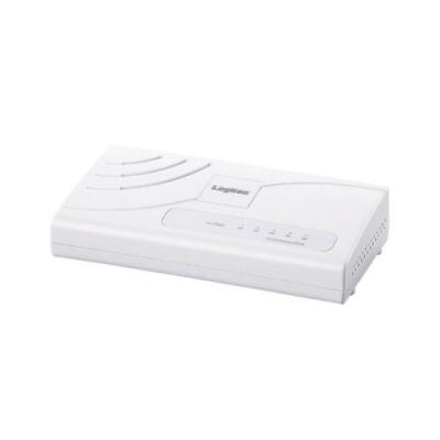 省電力タイプ100BASE対応　5ポート スイッチングハブ［ホワイト] ：LAN-SW05/PC[Logitec(ロジテック)]【税込2100円以上で送料無料】