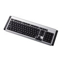 【送料無料】27MHzワイヤレスフルキーボード&マウス：TK-FDM003SV[ELECOM(エレコム)]【税込2100円以上で送料無料】