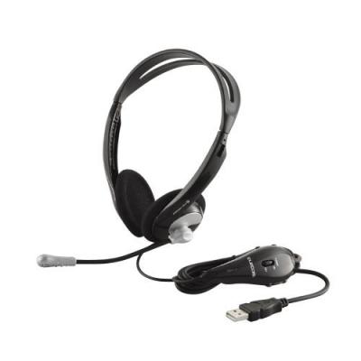 【送料無料】USBヘッドセット（長時間の使用でも疲れにくい両耳オーバーヘッド）：HS-HP06USV[ELECOM(エレコム)]【税込2100円以上で送料無料】