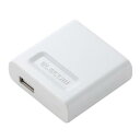 USBケーブルで充電できるiPod/iPhone用AC充電器：AVA-ACUWH[ELECOM(エレコム)]【税込2100円以上で送料無料】