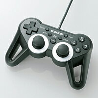 【送料無料】PlayStation(R)3でもPCでも使えるUSBタフゲームパッド：JC-GMU3312SPBK[ELECOM(エレコム)]【税込2100円以上で送料無料】