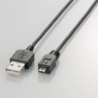 デジタルカメラ接続用USBケーブル：USB-SCMF8U[ELECOM(エレコム)]【税込2100円以上で送料無料】[在庫：×] USB 平型mini8ピンデジタルカメラ接続用ケーブル