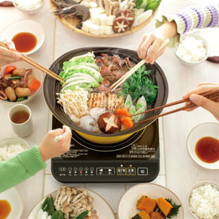 【あす楽】【IHクッキングヒーター卓上1口IHコンロ】【1000W】IHK-T32-Bブラック【アイリスオーヤマ】〔ihクッキングヒーターIH〕【送料無料】