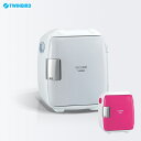 ≪20日最大P8倍!要エントリー≫冷蔵庫 小型 保温庫 コンパクト 2電源式コンパクト電子保冷保温ボックスD-CUBE S 約5.5L ツインバード TWINBIRD HR-DB06GY・HR-DB06P 保温 保冷 キャンプ グレー・ピンク シンプル かわいい おしゃれ 【D】