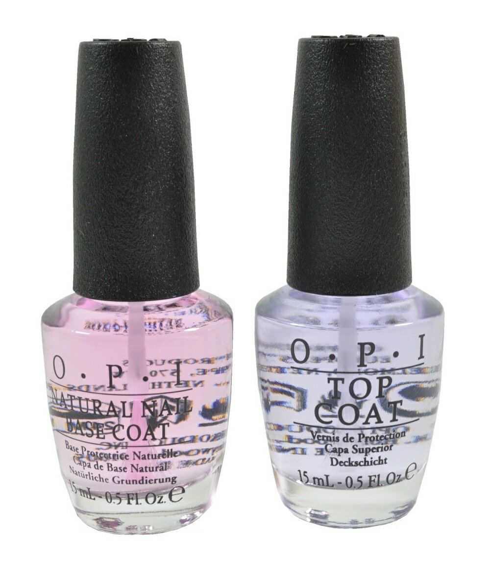 送料無料 新品 OPI オーピーアイ トップコート＋ベースコート topcoat＋basecoat 各15ml ネイルラッカー ネイリスト セルフネイル TCBC トップ ベース ネイル ネイルカラー マニキュア　速乾【送料無料】