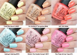 新品　送料無料●OPI ネイルラッカー 2016 サマーレトロ　コレクション　NL R67-R72　15ml　Retro Summer 2016 ●OPIカラー　マニキュア　ネイルカラー ネイリスト　カラー　セルフネイル ネイルポリッシュ R67 R68 R69 R70 R71 R72