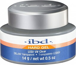 【最大3％OFF】 ネイル ジェルネイル ibd クリアジェル 14g LED＆UV対応 NEWボトル <strong>ハード</strong>ジェル クリア 0.5oz hard gel 14g LED対応 ネイリスト セルフネイル LED＆UV対応 ネイルグッズ 【LEDライト対応】新品 送料無料