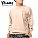 【すぐ使える100円割引クーポン配布中★12/11まで】 送料無料 長袖 スウェット THRASHER スラッシャー メンズ FLAME emb CREW SWEAT スウェット プルオーバー トレーナー スエット 刺繍 裏起毛 2020秋冬新作 10%off
