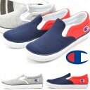 送料無料 キッズ スリッポン スニーカー チャンピオン Champion CP KC003 センターコート SLIP シューズ 靴 子どもスニーカー 子供靴 子供シューズ スウェット キャンバス 子供 男の子 女の子【あす楽対応】
