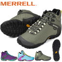 送料無料 GORE-TEX アウトドアシューズ MERRELL メレル CHAMELEON 8 STORM MID GORE-TEX カメレオン 8 ストーム ミッド ゴアテックス レディース 2020春夏新作 ビブラムソール キャンプ