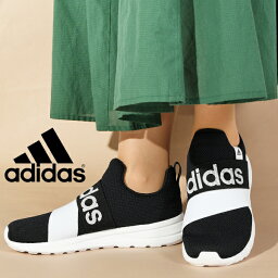 送料無料 アディダス スリッポン スニーカー レディース adidas LITE RACER ADAPT 6.0 K カジュアル シューズ 靴 ビッグロゴ 2024春夏新作 IG7240