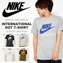 XLサイズのみ 半袖 ナイキ NIKE INTERNATIONAL インターナショナル ドット Tシャツ メンズ ビッグロゴ スポーツウェア スポーツ カジュアル スポカジ 30%OFF
